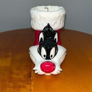 Warner Bros. Ceramic Sylvester Ornament Vintage 1990s excellent condition